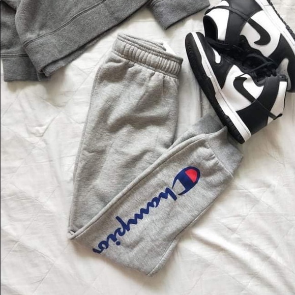 Champion Pants - SOLD! Champion Light Grey Trackies